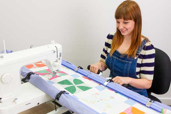 Free motion quilting or sewing