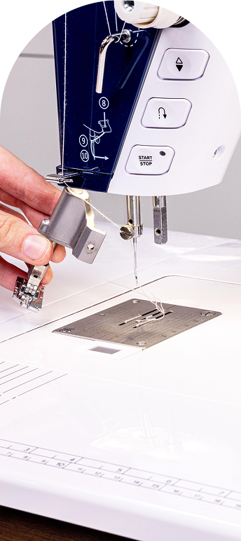 Remove sewing presser foot