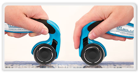 left and right handed rotary cutter