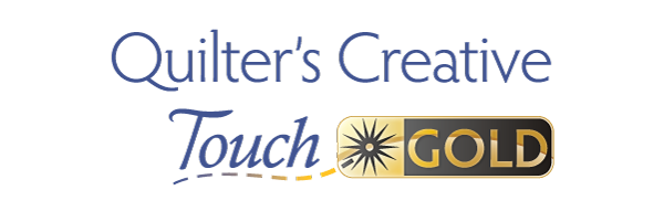 quilters creative touch gold logo