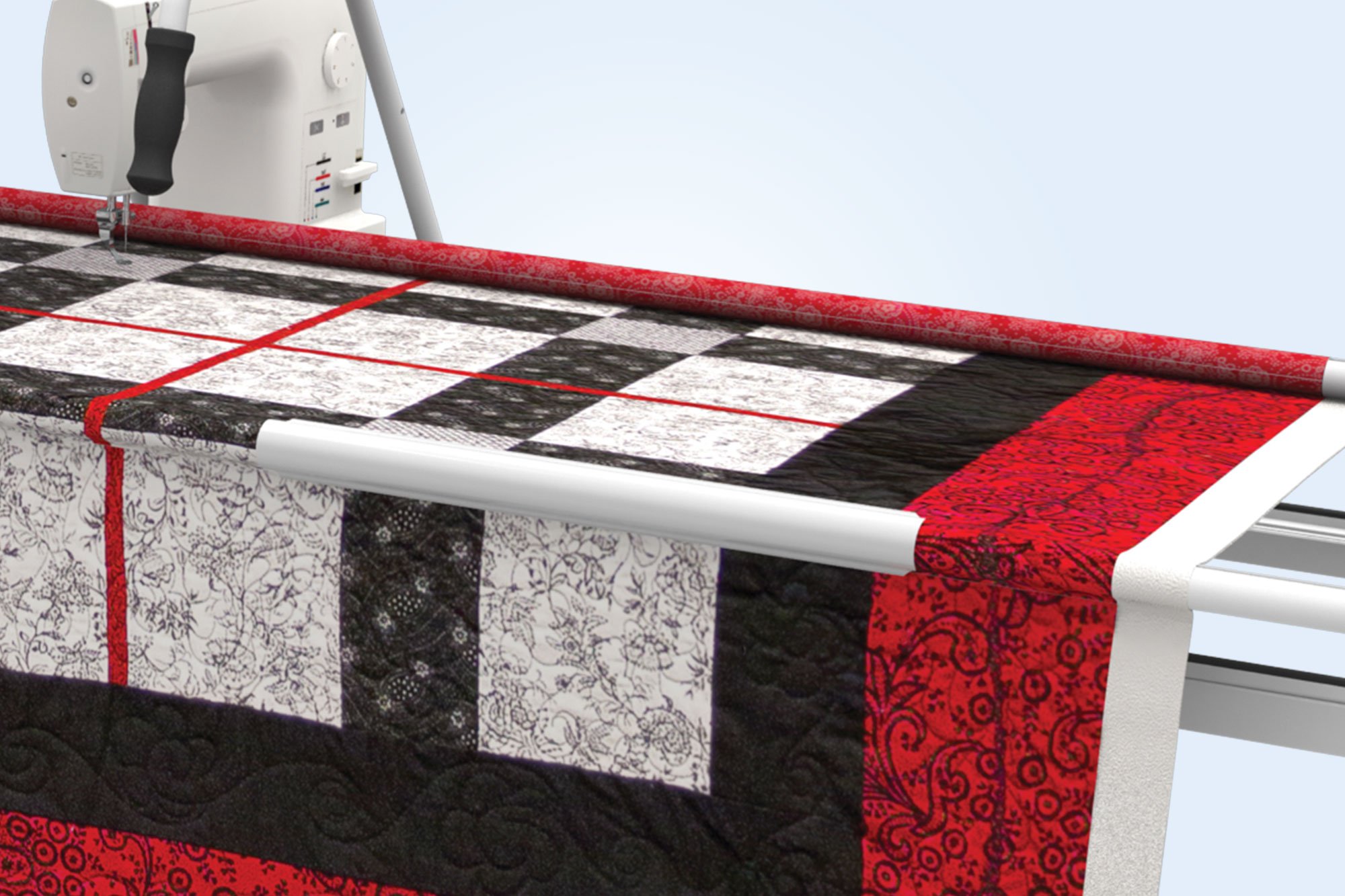 The Grace Company Q-Zone Hoop Quilt Frame & Q'nique 15R Quilting Machine