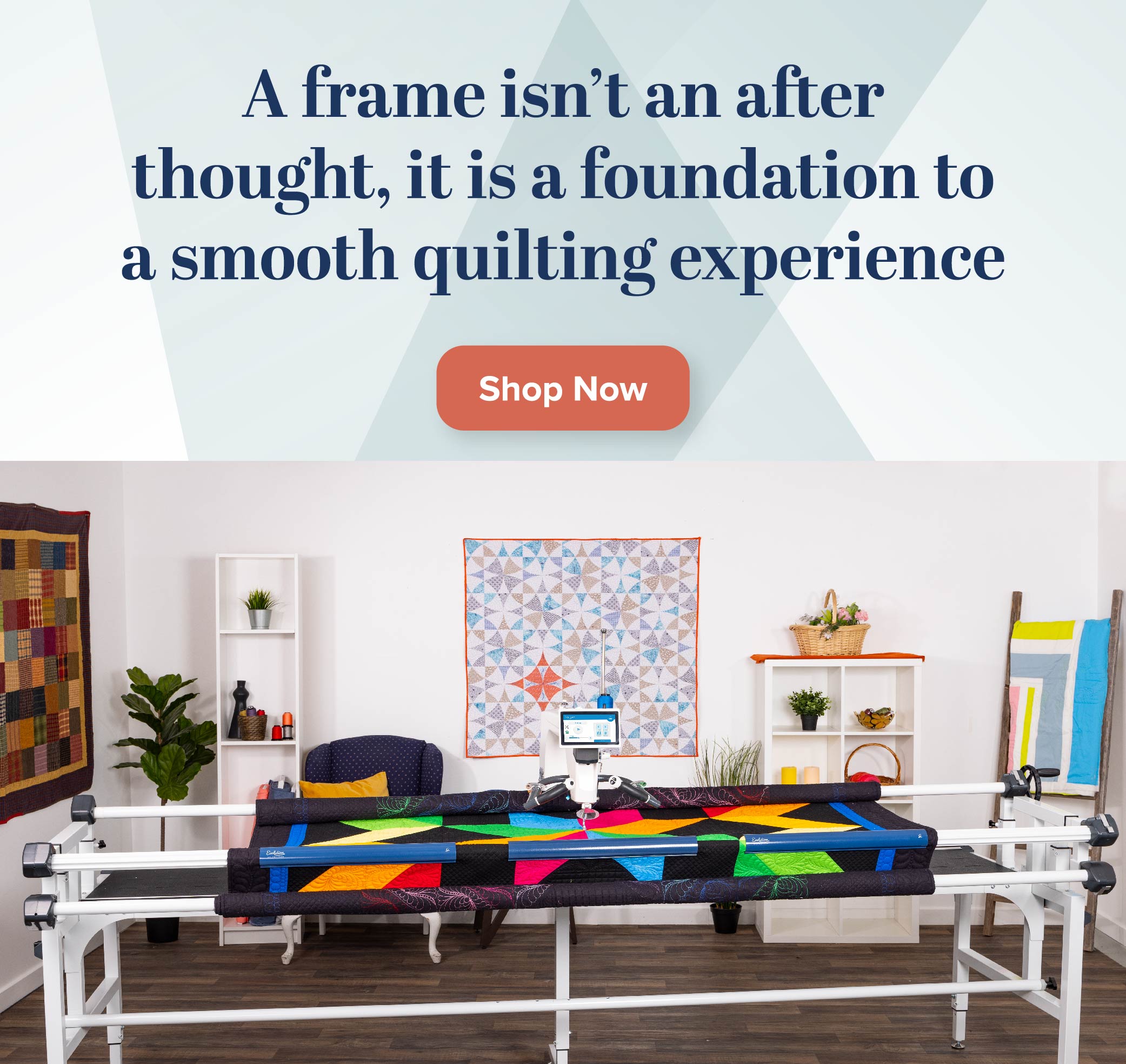 A frame isn't an afterthough, itis a foundation to a smooth quilting experience. Shop now.