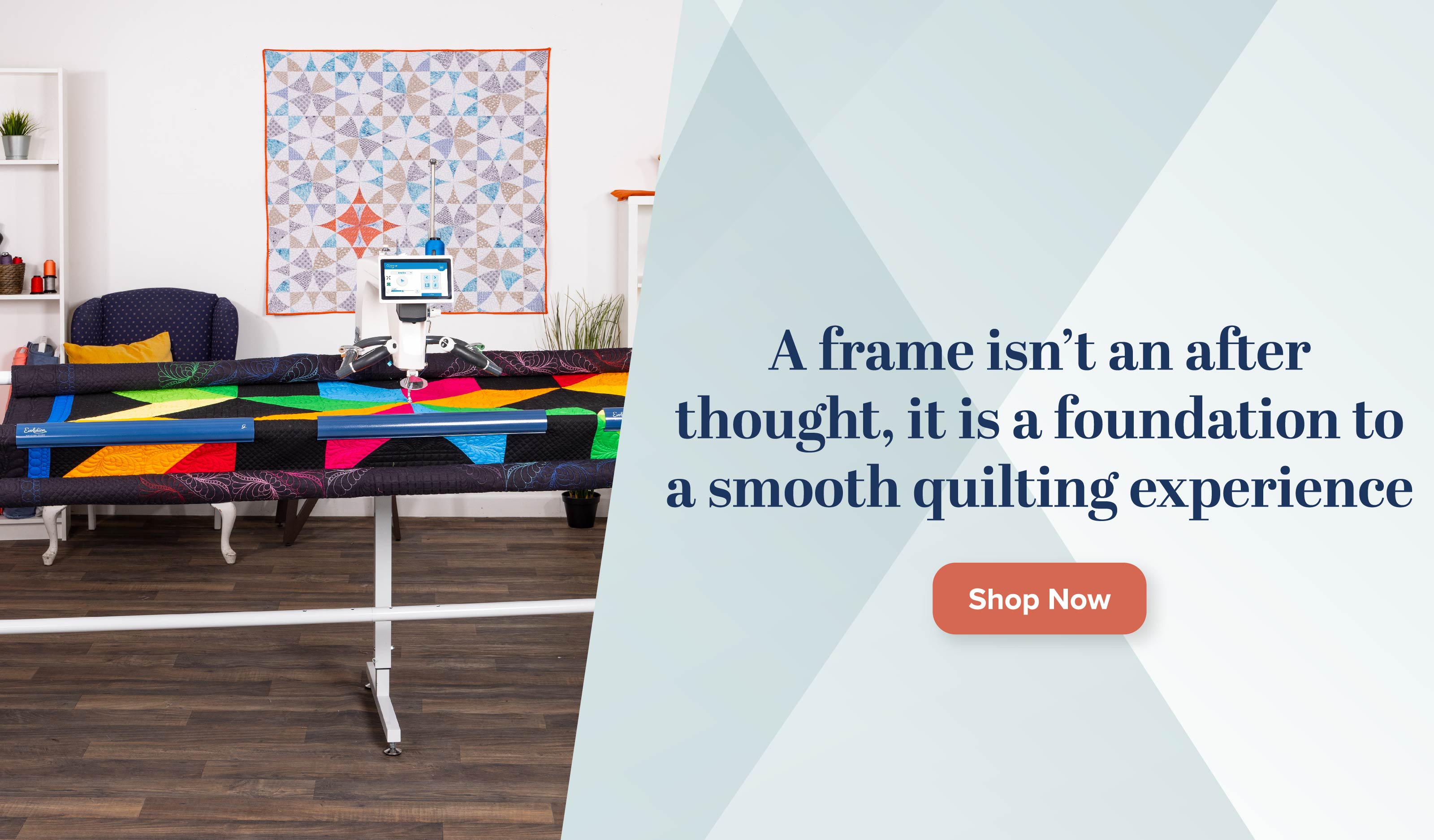 A frame isn't an afterthough, itis a foundation to a smooth quilting experience. Shop now.
