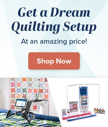 You can get a dream quilting setup at an amazing price. Shop now.