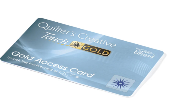 Quilter’s Creative Touch Gold Card