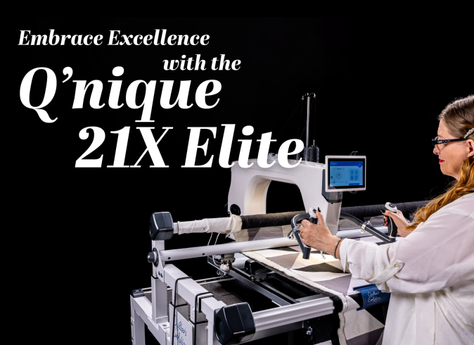 Embrace Excellence with the Q'nique 21X Elite Longarm Quilting Machine image