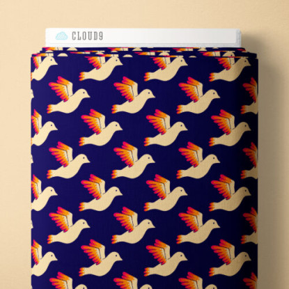 Birdies Navy from Blooming Garden (C9)