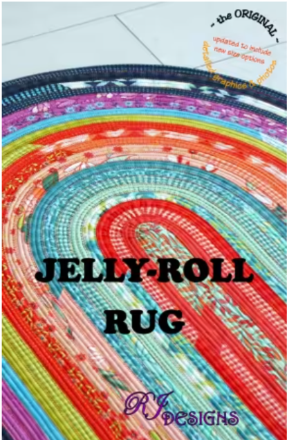 Pattern - Jelly Roll Rug from RJ Designs