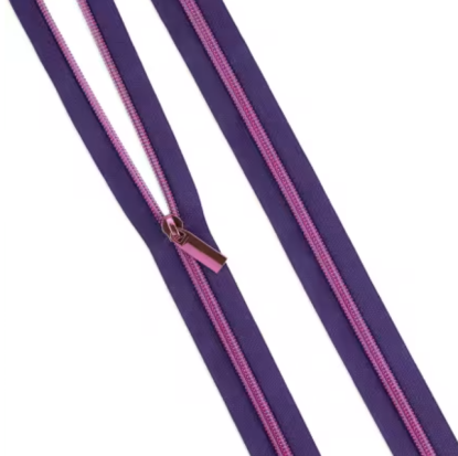 Tula Pink Coil Zipper Moonflower