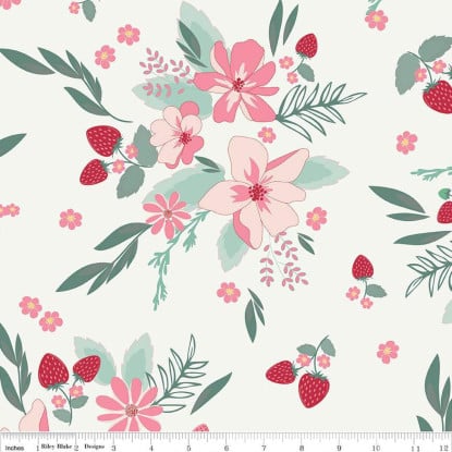 Wide Back Floral Sand from Berry Market (RBD)
