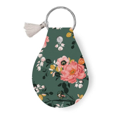Porch Swing Leather Keychain (RBD)The Circle Key Chain by Riley Blake Designs is proudly American made by hometown artisans. It is crafted from 100% full-grain leather. Your house, she-shed or office keys will shine with this original key chain. This key 