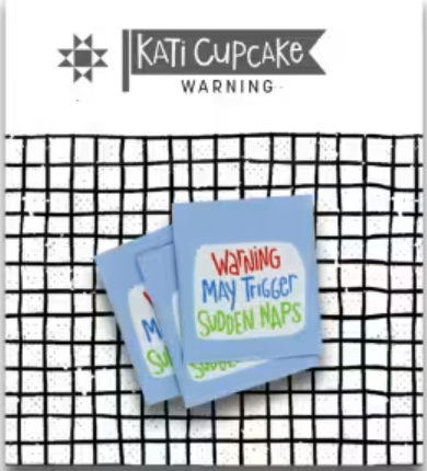 Kati Cupcake Quilt Tags - Warning