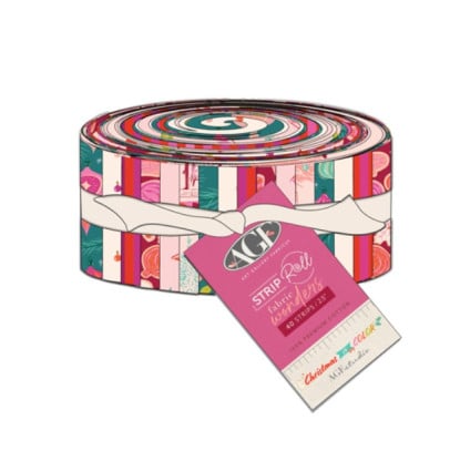 Pre-Cut Strip Roll Fabric Wonders from Christmas in Color