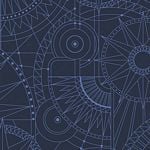 Blueprint Blue From Cityscape Day (Benartex)