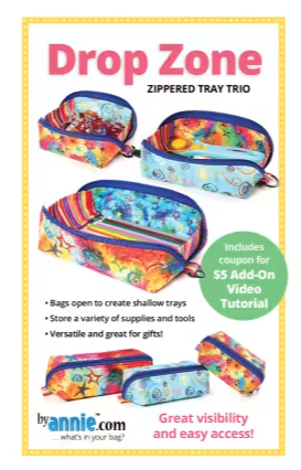 Pattern - Drop Zone Zipper Tray