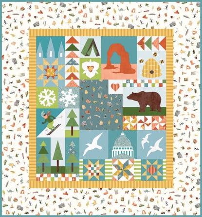 Kit-Utah Quilt Kit from Utah (RBD)