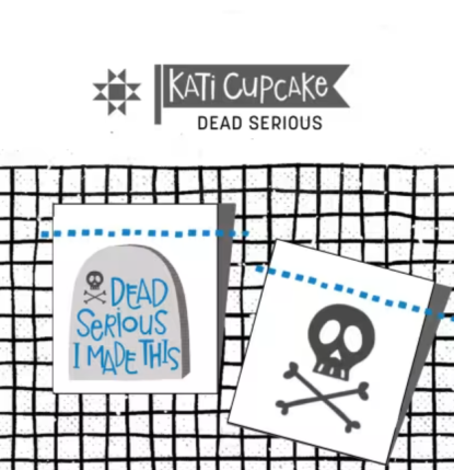 Kati Cupcake Quilt Tags - Dead Serious