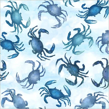 Blue Crabs from 108 Quilt Back (Windham)