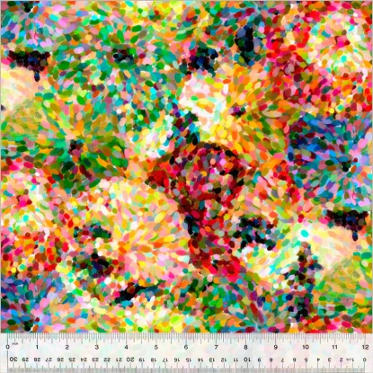 Impressionist Floral from 108 Quilt Back (Windham)