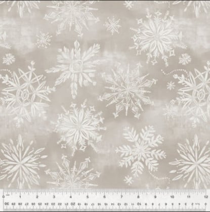 Snowfall from 108 Quilt Back (WH)