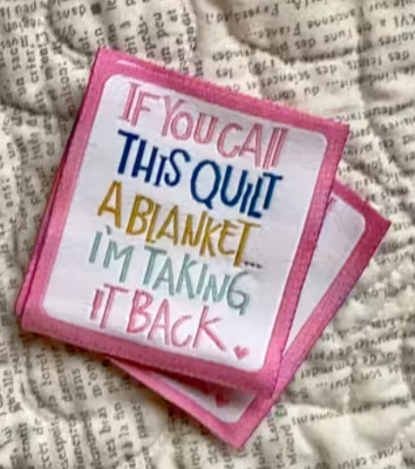 Kati Cupcake Quilt Tags - If You Call this Quilt