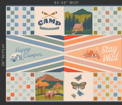 Panel - Stay Wild from Happy Camper (AGF)