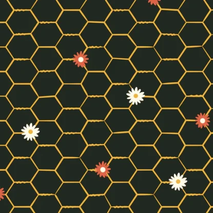 Floral Chicken Wire from Homestead Haven (C9)