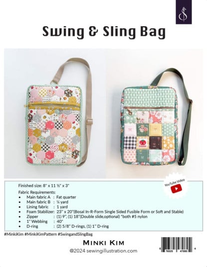 Pattern - Minki Kim Swing & Sling Bag (RBD)