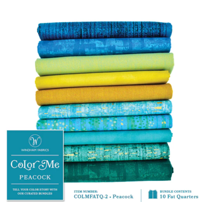 Pre Cut - Color Me Peacock Bundle (WH)