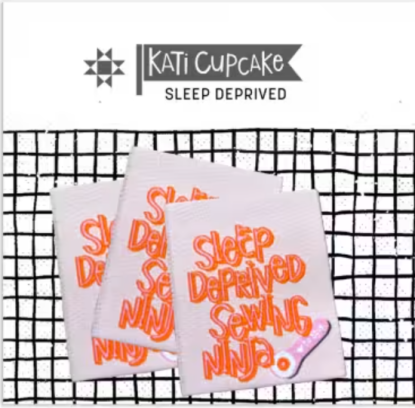 Kati Cupcake Quilt Tags - Sleep Deprived