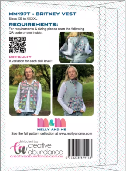 Pattern - Britney Vest from Melly and Me