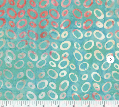 Ovals, Aqua from Kashmir (Windham)