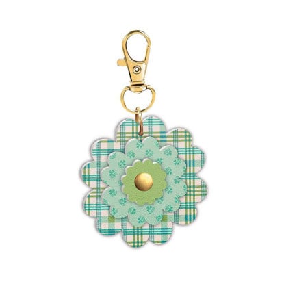 Lori Holt Flower Leather Keychain (RBD)