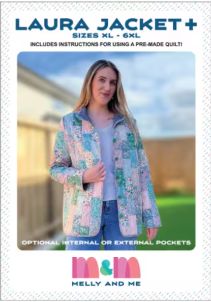 Pattern - Laura Jacket (Plus Sizes) from Melly and Me