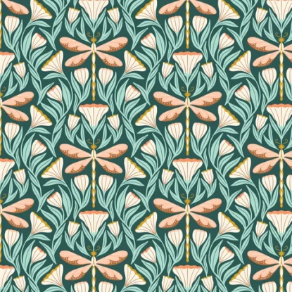 Dragonfly Dreams (Teal) From Florissima (C9)