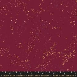 Metallic Wine Time from Speckled (Ruby Star) (Moda)