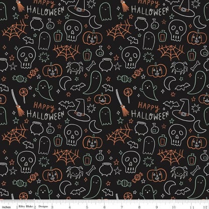 Halloween Icons Black Glow from Frank & Friends