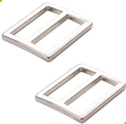 Slider Flat Widemouth 1in Nickel (Set of Two)